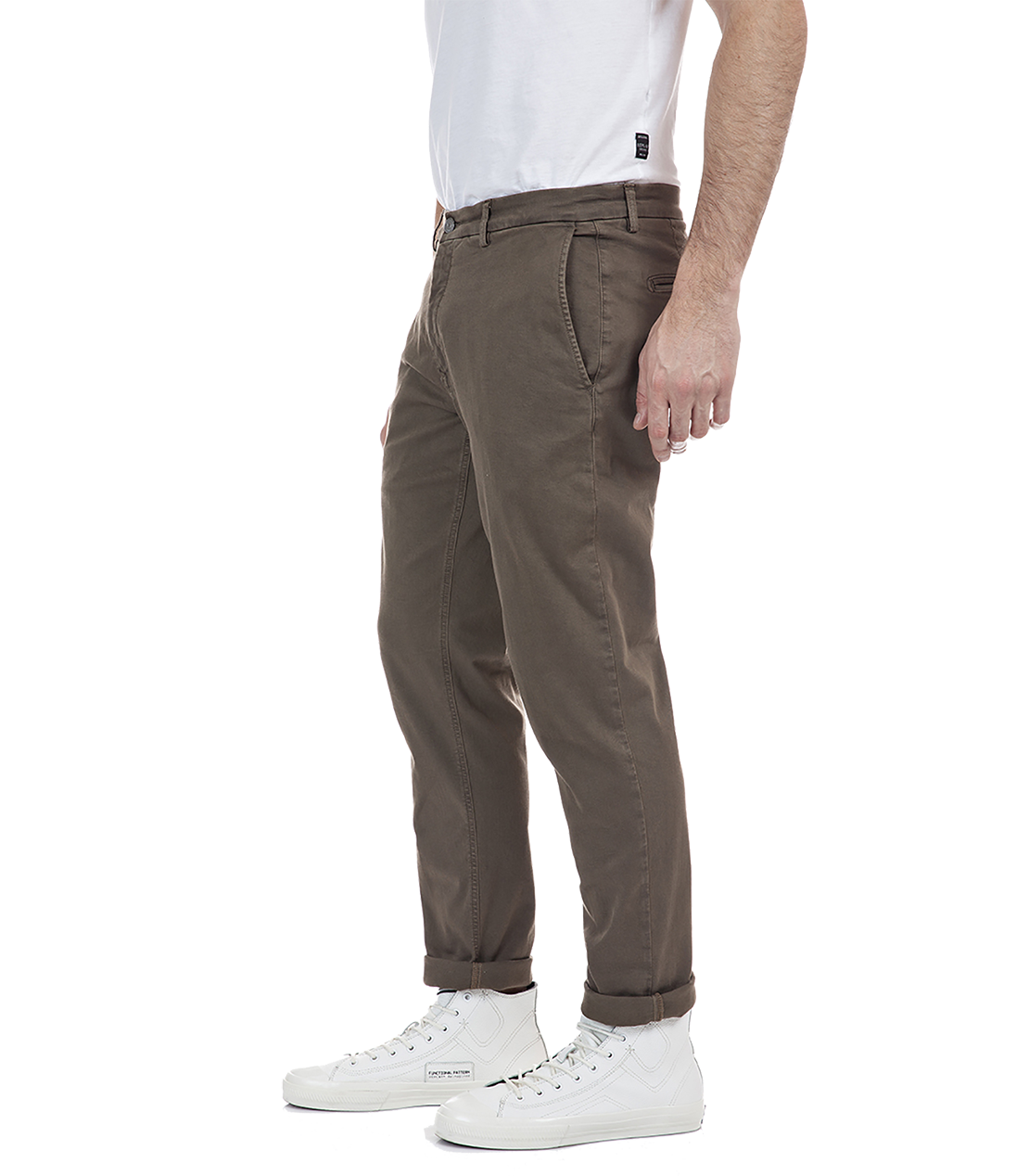 BENNI 10.5oz Hyperflex X-Lite スーパーストレッチ チノパンツ　 詳細画像 ディープマッド 3